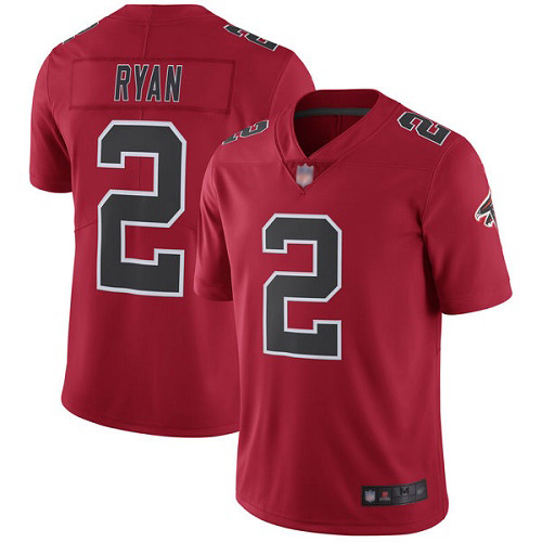 Atlanta Falcons Limited Red Men Matt Ryan Jersey NFL Football #2 Rush Vapor Untouchable->women nfl jersey->Women Jersey